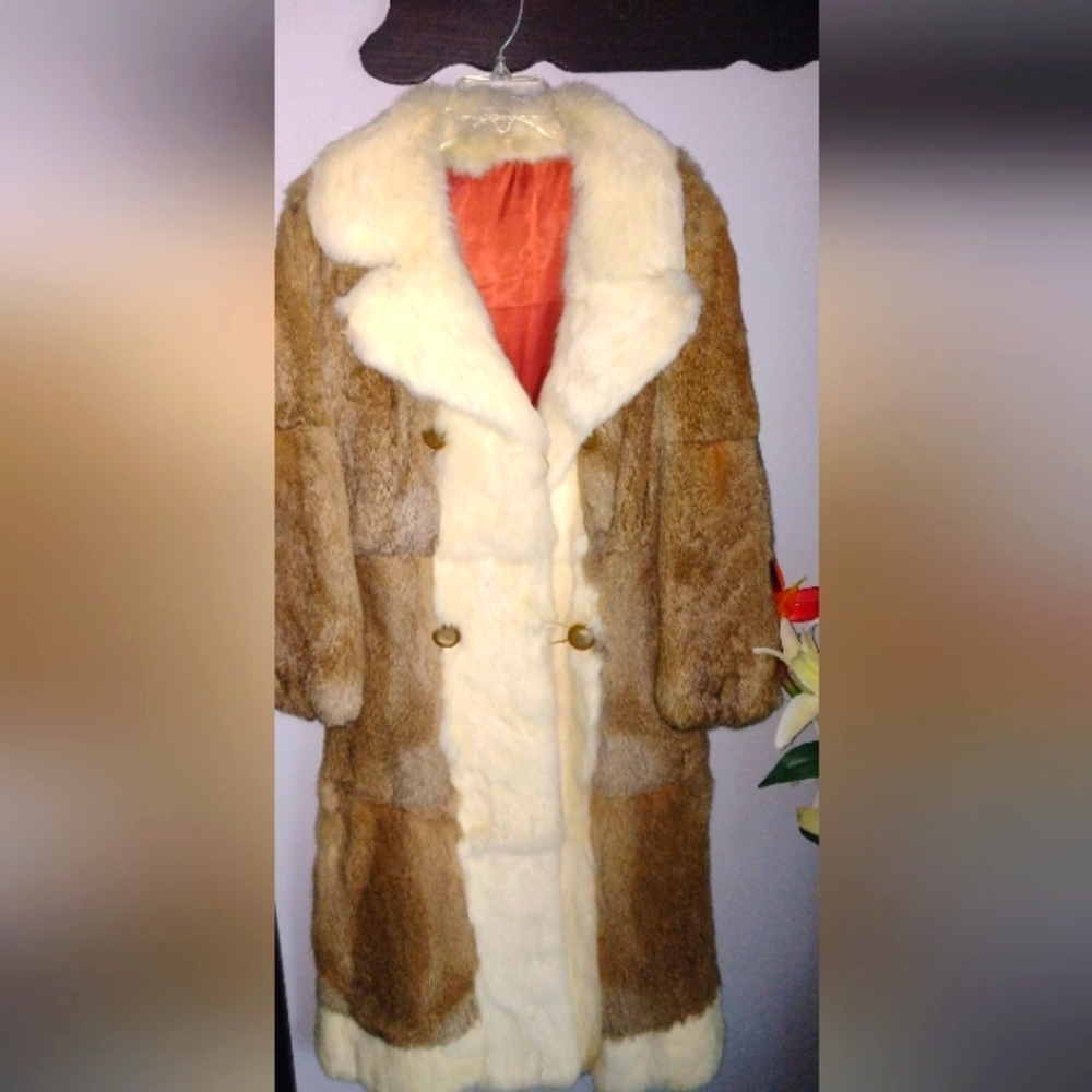 Vintage Rabbit Fur Mink Coat *RARE FIND*